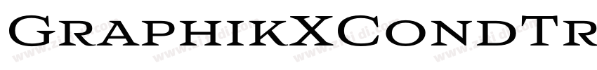 GraphikXCondTrial Bo字体转换